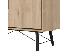 Vitrina 2 puertas (1 acristalada) y 1 cajón H161,8 cm - JOYCE