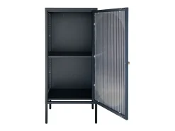 Vitrina Adelaide, Negro, 35x50x110 cm, Kendra Home