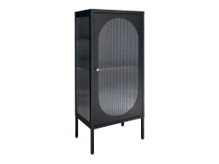 Vitrina Adelaide, Negro, 35x50x110 cm, Kendra Home