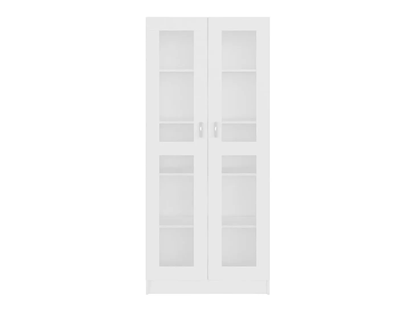 Vitrina Blanca 82,5x30,5x185,5 cm Madera de ingeniería