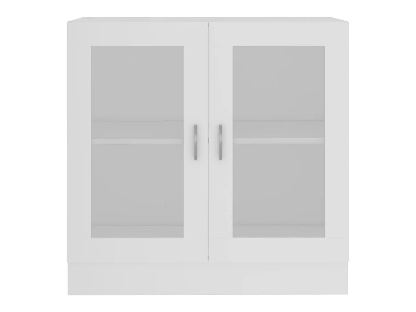 Vitrina Blanca 82,5x30,5x80 cm Madera de ingeniería