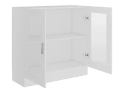 Vitrina Blanca 82,5x30,5x80 cm Madera de ingeniería