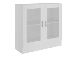 Vitrina Blanca 82,5x30,5x80 cm Madera de ingeniería