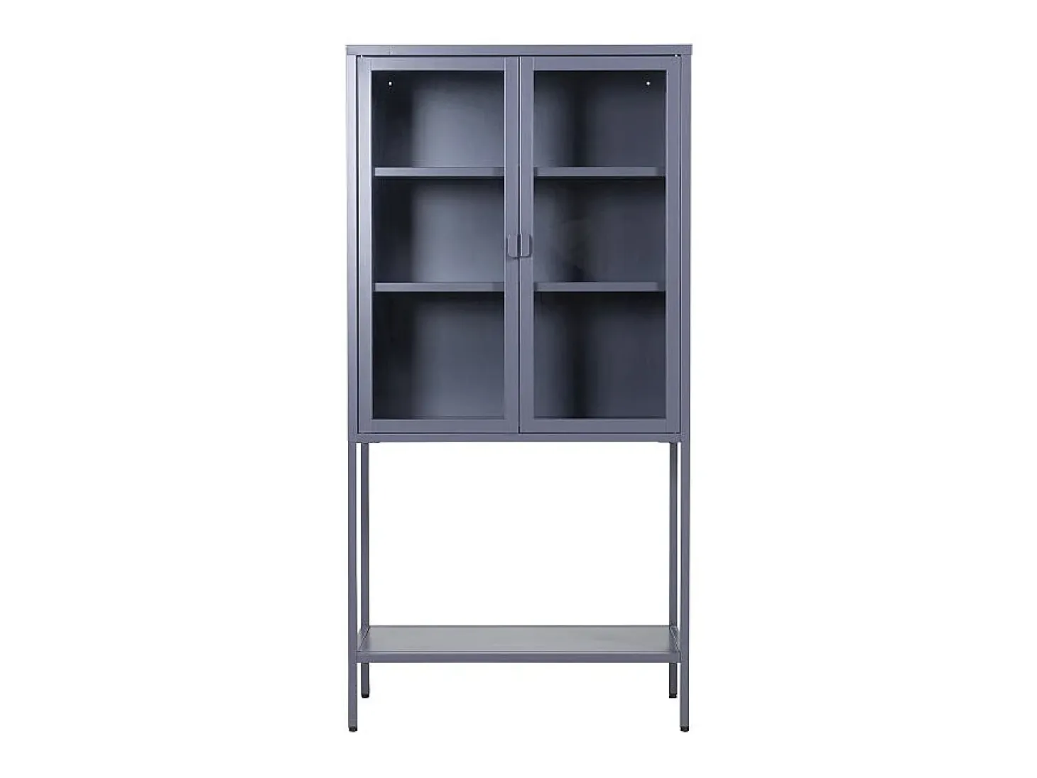 Vitrina de acero de 2 puertas Misha