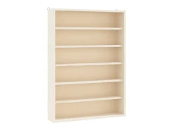 Vitrina de colección de madera con 6 estantes 40x8,5x55 cm
