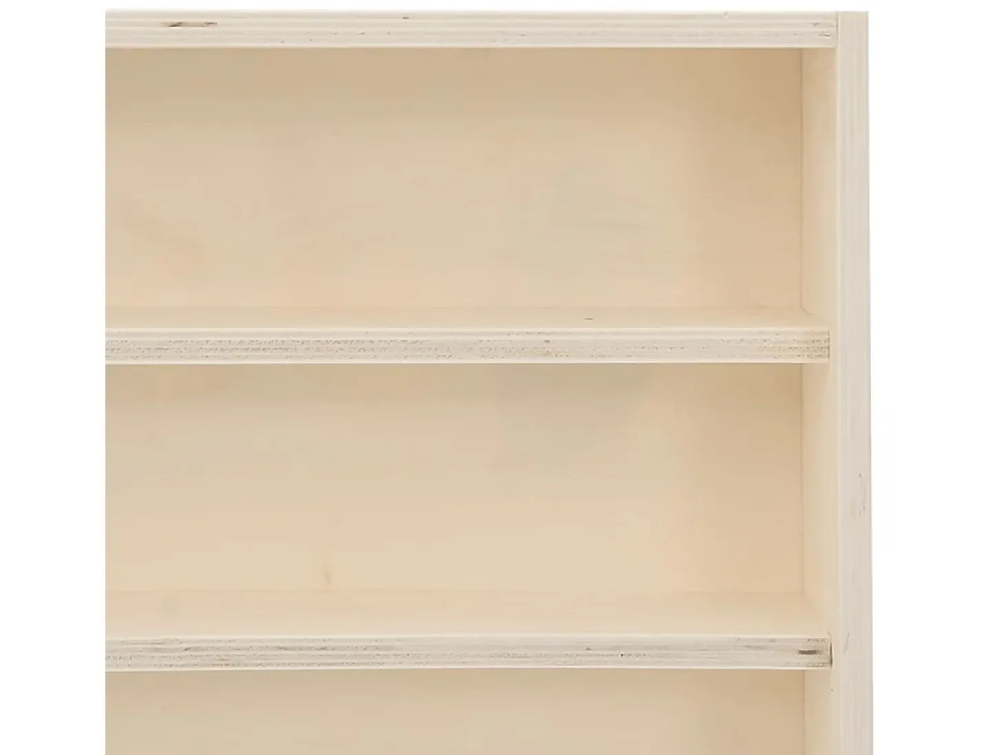 Vitrina de colección de madera con 6 estantes 40x8,5x55 cm