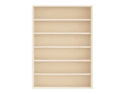 Vitrina de colección de madera con 6 estantes 40x8,5x55 cm