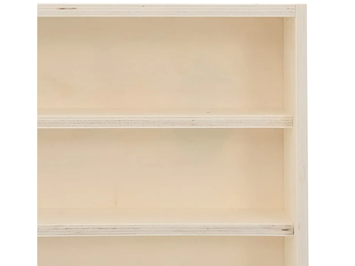 Vitrina de colección de madera con 6 estantes 100x8,5x55 cm