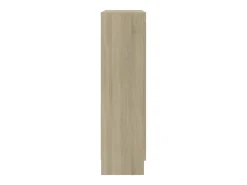 Vitrina de madera contrachapada color roble 82,5x30,5x115 cm