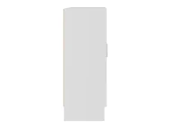 Vitrina de madera contrachapada blanco 82,5x30,5x80 cm