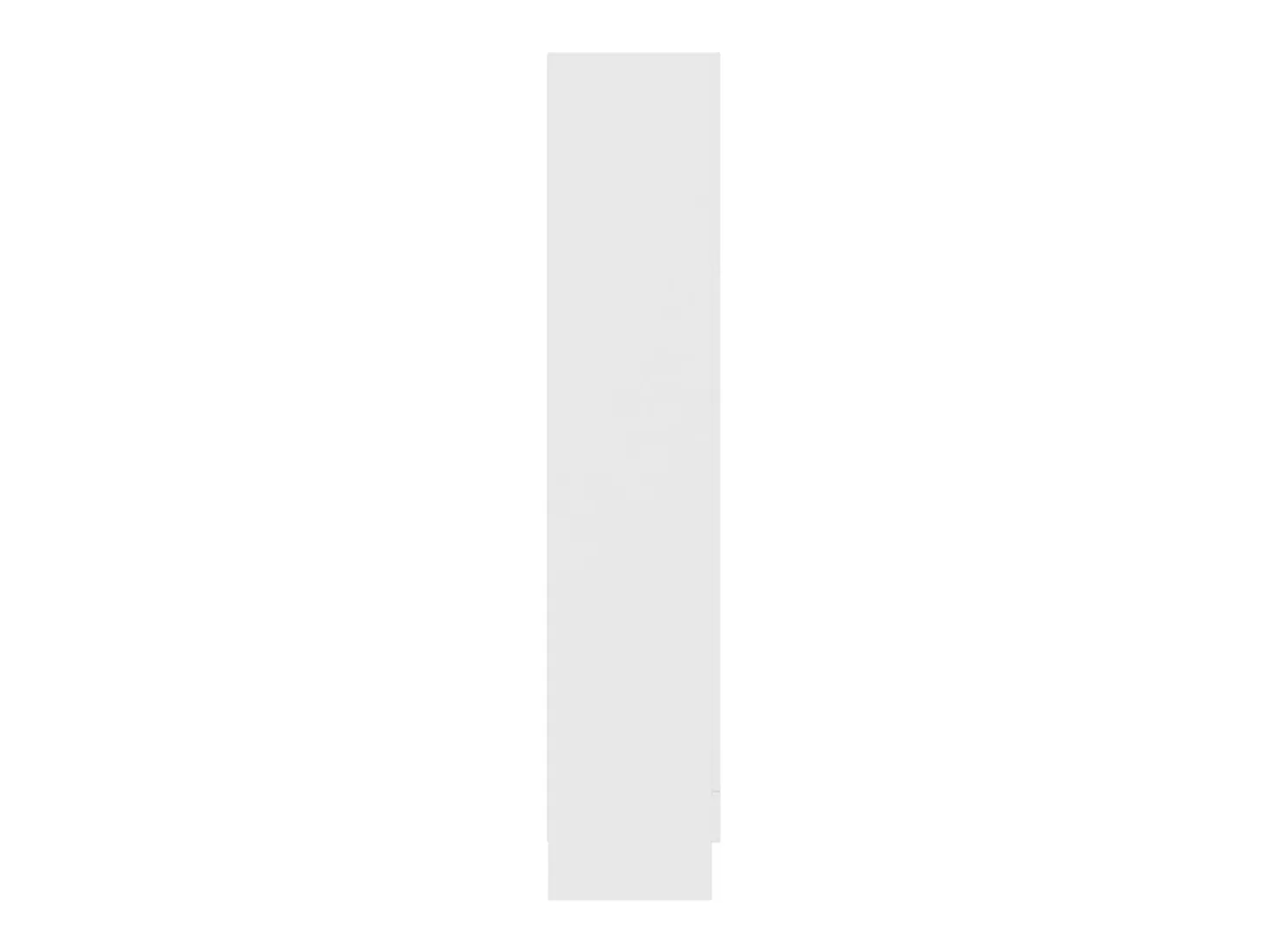 Vitrina de madera contrachapada blanco 82,5x30,5x150 cm