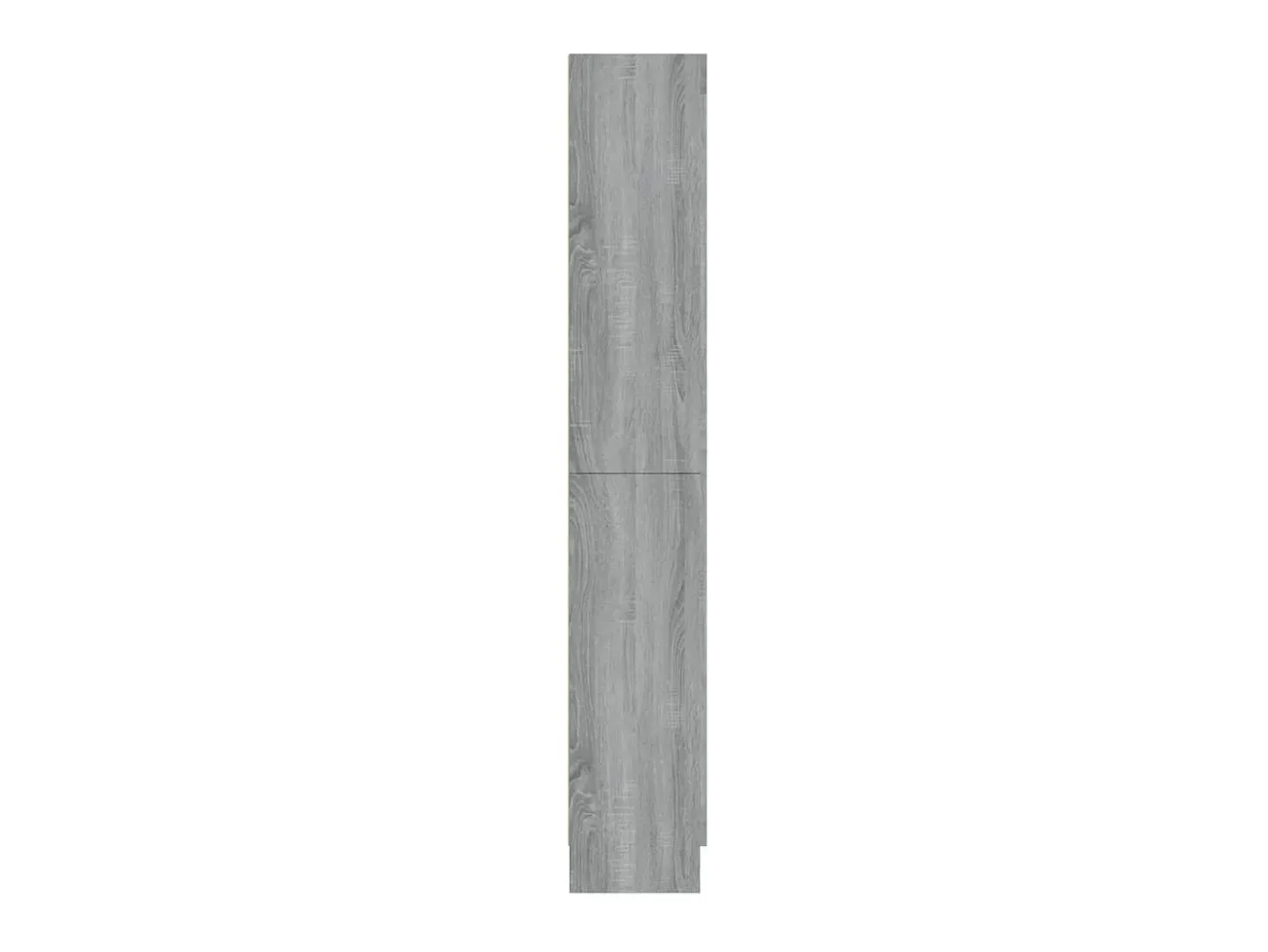 Vitrina de madera contrachapada gris sonoma 82,5x30,5x185,5 cm ES961885