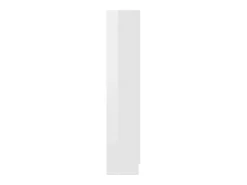 Vitrina de madera contrachapada blanco brillo 82,5x30,5x150 cm