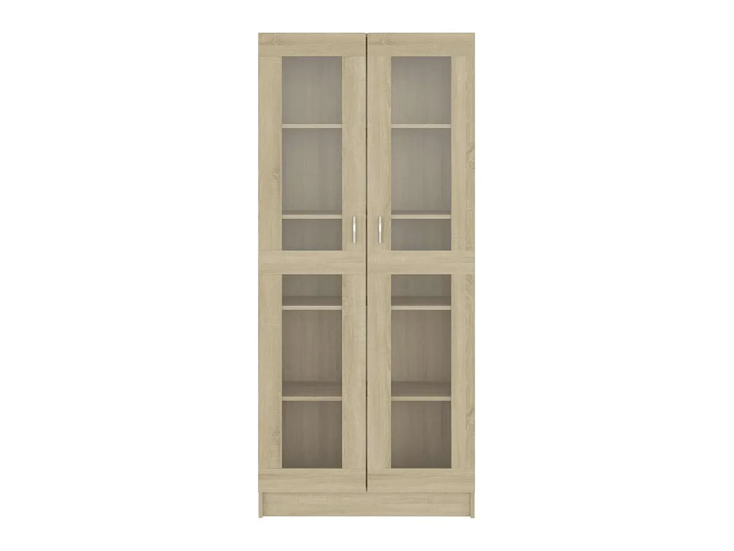 Vitrina de madera de ingeniería roble Sonoma 82,5x30,5x185 cm