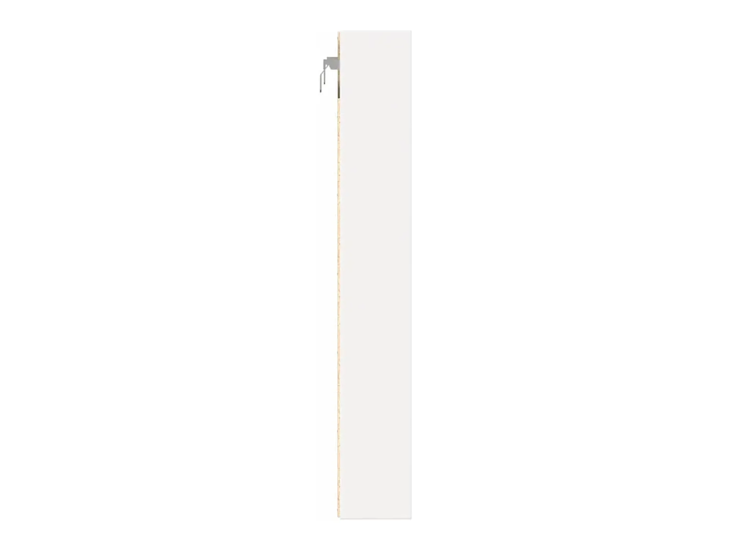 Vitrina de madera ingeniería blanca 60x8,5x58 cm ES174166