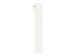 Vitrina de madera ingeniería blanca 60x8,5x58 cm