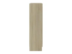 Vitrina de roble Sonoma de 82,5 x 30,5 x 115 cm de madera de ingeniería
