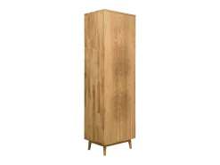 Vitrina Kundy de madera maciza de roble