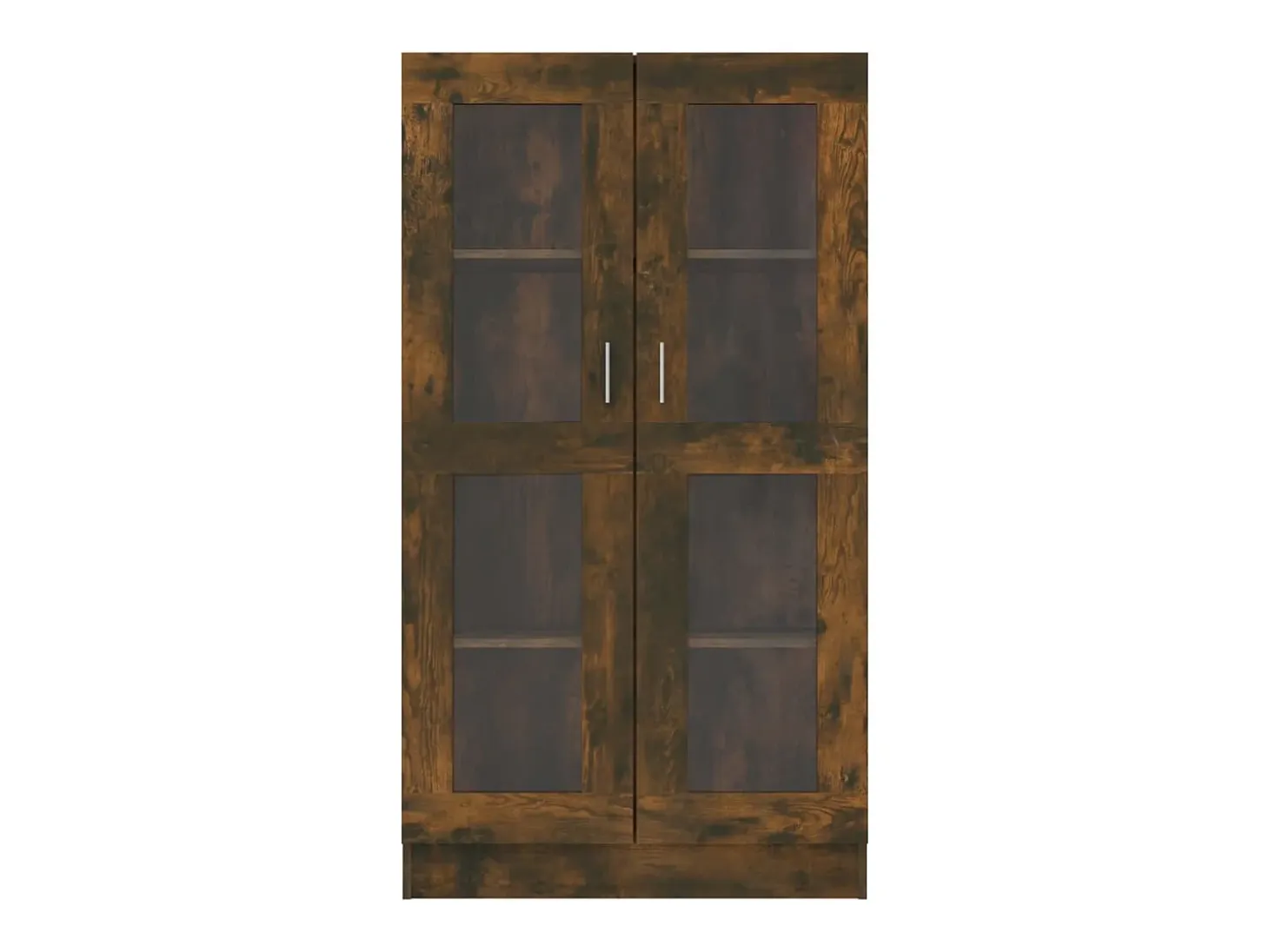 Vitrina madera contrachapada roble ahumado 82,5x30,5x150 cm