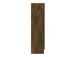 Vitrina madera contrachapada roble ahumado 82,5x30,5x115 cm