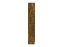 Vitrina madera contrachapada roble ahumado 82,5x30,5x185,5 cm