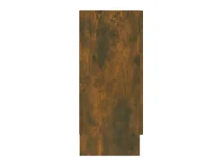 Vitrina madera contrachapada roble ahumado 120x30,5x70 cm ES797083