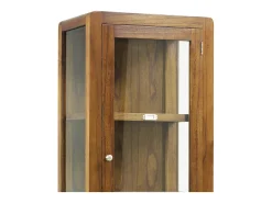 Vitrina Mindy madera maciza 2 puertas 3 cajones Sotchy 50 cm