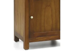 Vitrina Mindy madera maciza 2 puertas 3 cajones Sotchy 50 cm