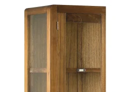 Vitrina Mindy madera maciza 4 puertas 2 cajones Sotchy 85 cm