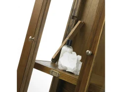 Vitrina Mindy madera maciza 4 puertas 2 cajones Sotchy 85 cm