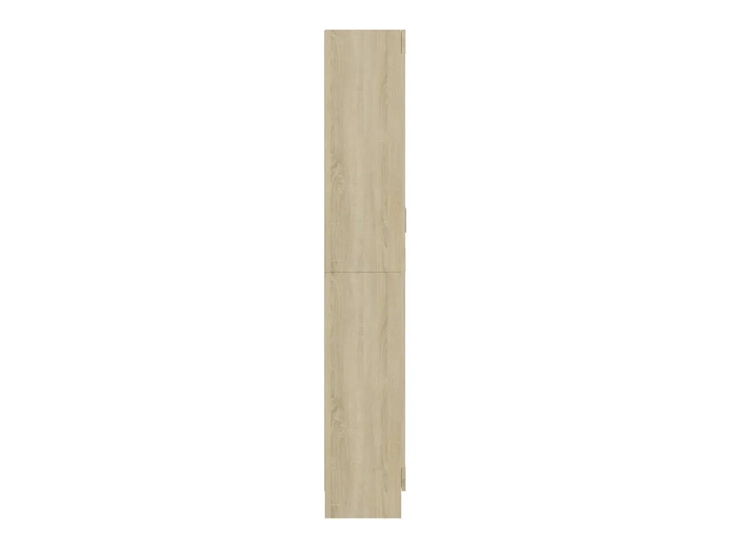 Vitrina roble Sonoma 82,5x30,5x185,5 cm Madera de ingeniería
