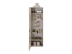Vitrina SCENA – L60 x H187 x P42 cm – 1 puerta – Color Cachemira
