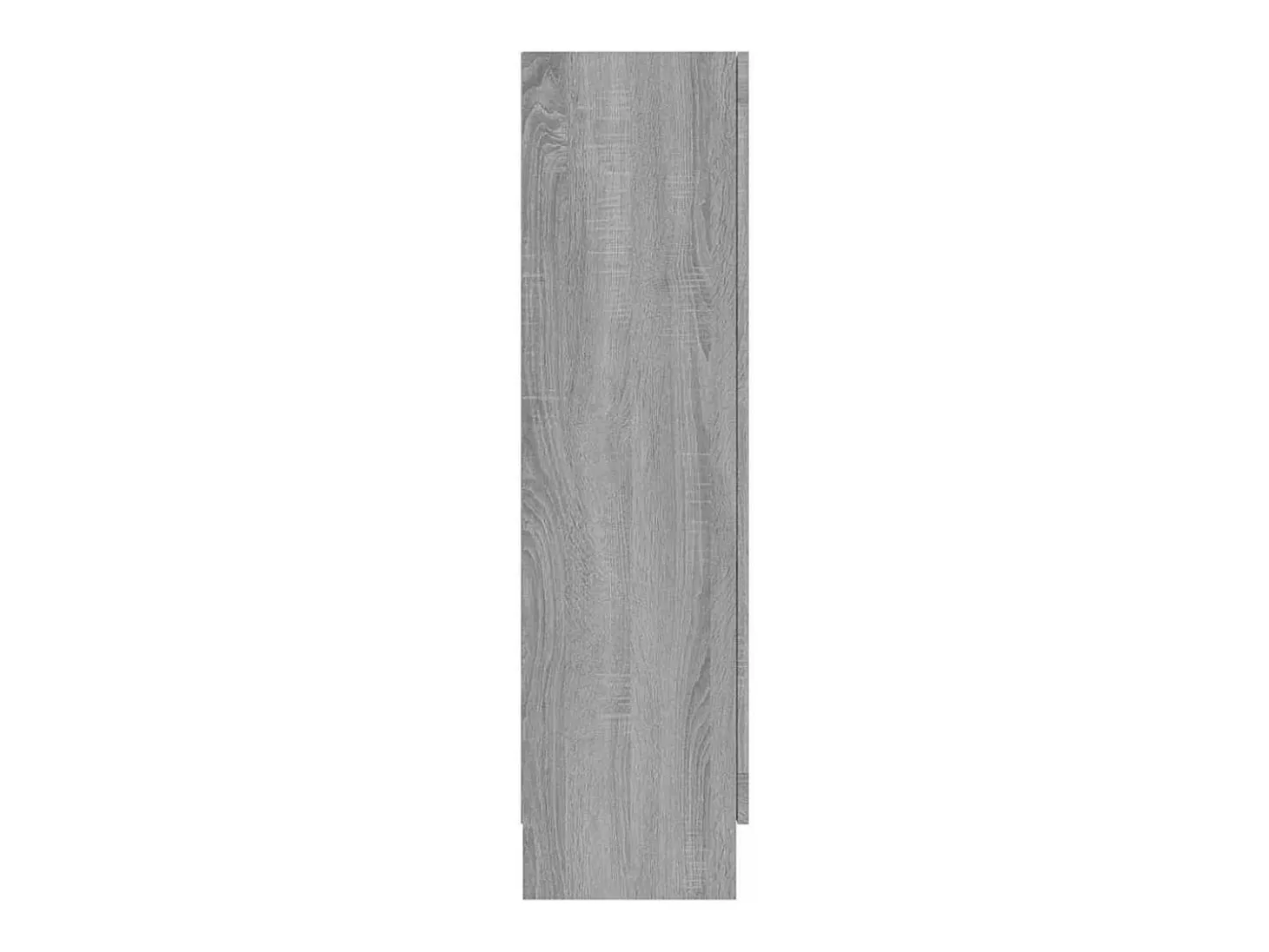 Vitrina Sonoma gris de 82,5 x 30,5 x 115 cm, madera de ingeniería