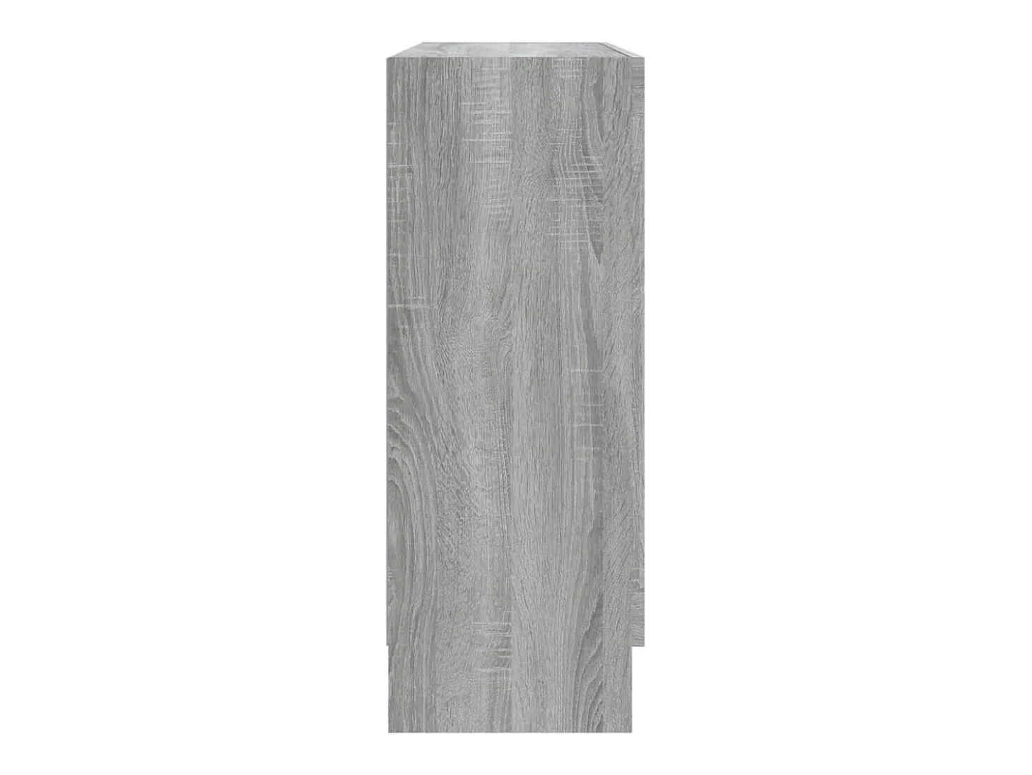 Vitrina Sonoma Gris 82,5x30,5x80 cm Madera de Ingeniería
