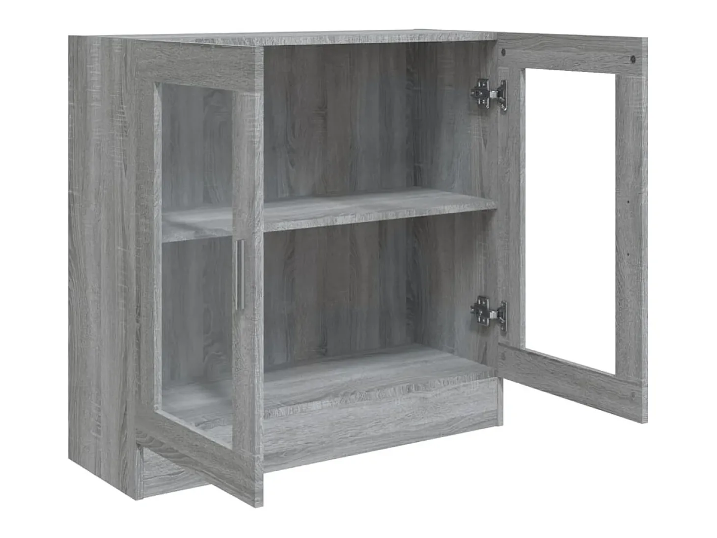 Vitrina Sonoma Gris 82,5x30,5x80 cm Madera de Ingeniería