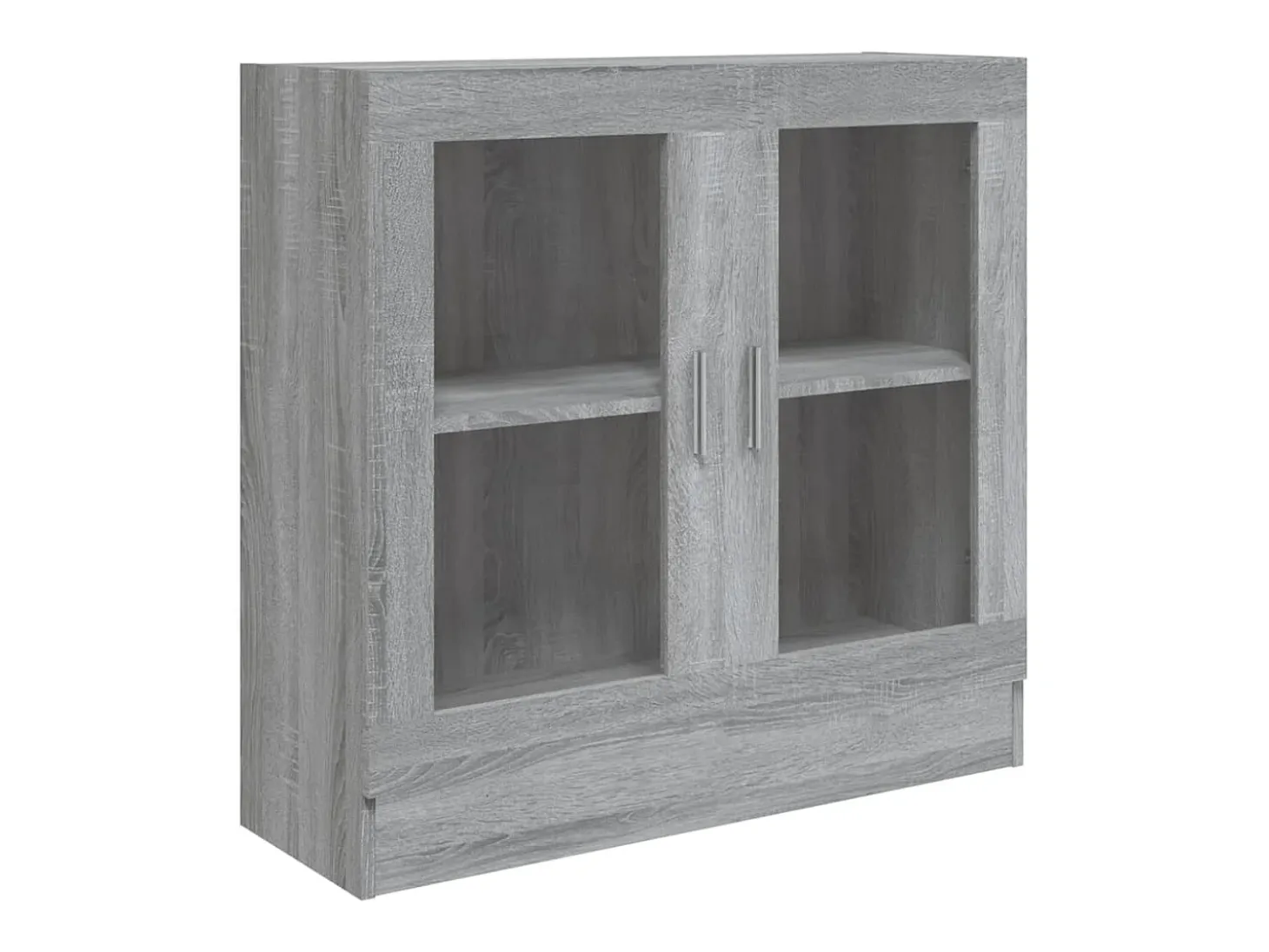 Vitrina Sonoma Gris 82,5x30,5x80 cm Madera de Ingeniería