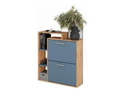 Volquete zapatero goldkraft roble/azul 80x24.2x90 orlando