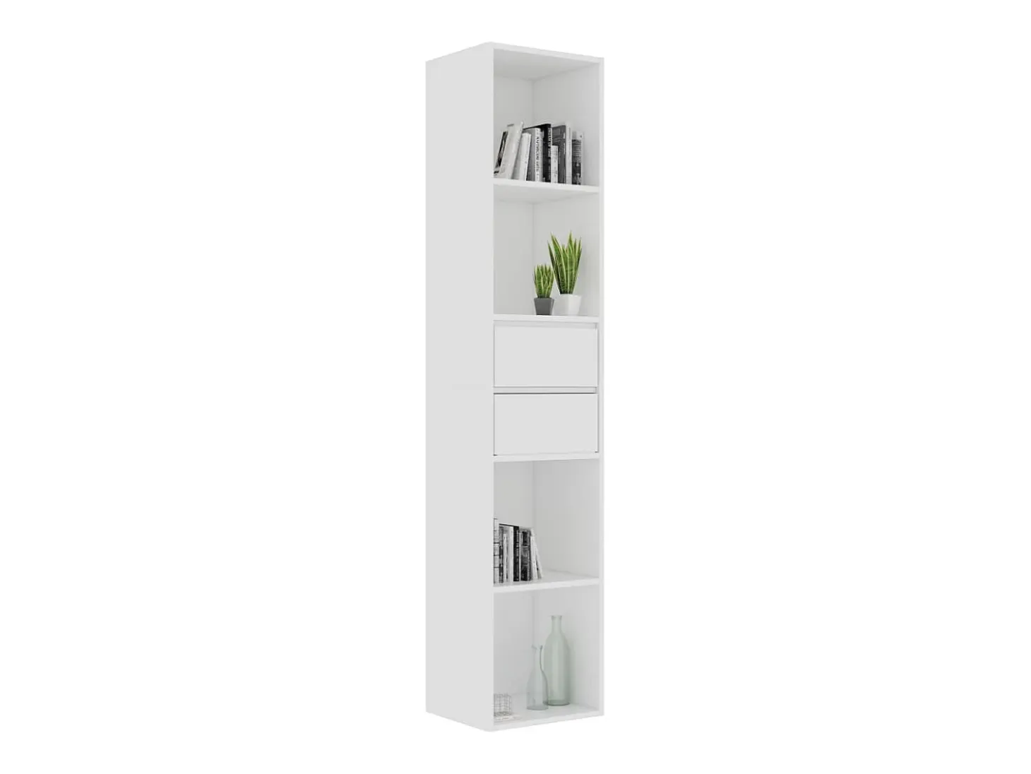 Växjö Estantería librería madera contrachapada blanco 36x30x171 cm