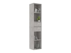 Växjö Estantería madera contrachapada gris hormigón 36x30x171 cm