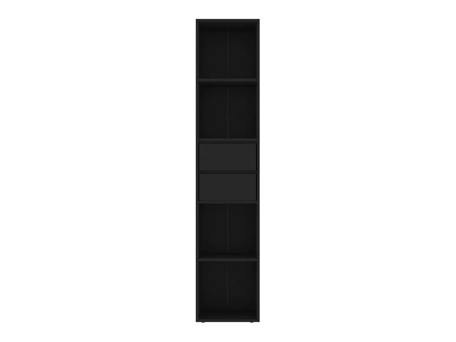 Växjö Estantería madera contrachapada negro 36x30x171 cm