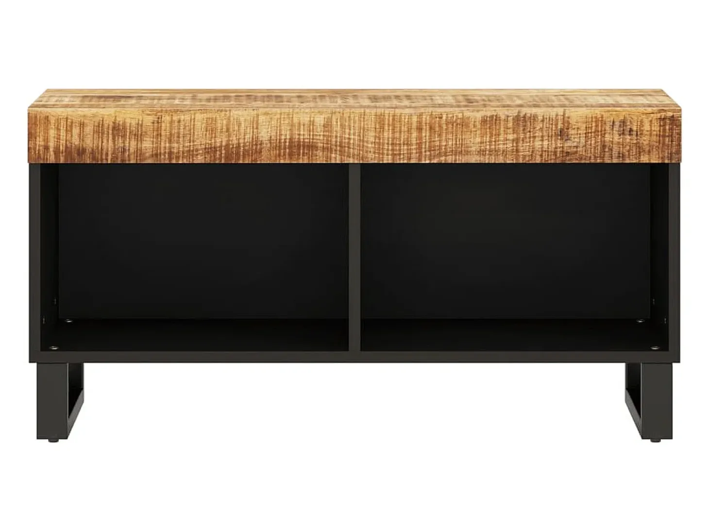 Wyder Mueble de TV madera maciza de mango 85x33x43,5 cm