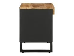 Wyder Mueble de TV madera maciza de mango 85x33x43,5 cm