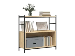 Yasmin Estantería erro madera ingeniería roble Sonoma 80x30x78,5 cm