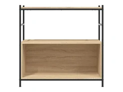 Yasmin Estantería erro madera ingeniería roble Sonoma 80x30x78,5 cm