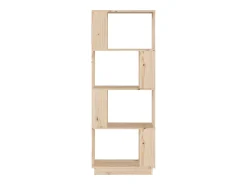 Ylvenor Estantería/divisor de espacios madera maciza pino 51x25x132 cm