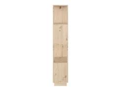 Ylvenor Estantería/divisor de espacios madera maciza pino 51x25x132 cm