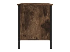 Ypel Mueble para TV madera contrachapada roble ahumado 102x35x45 cm