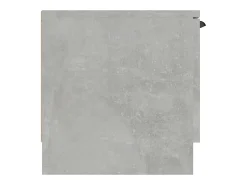 Yrnir Mueble de TV madera contrachapada gris hormigón 102x35x36,5 cm