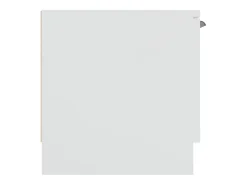 Yrnir Mueble de TV madera contrachapada blanco 102x35x36,5 cm