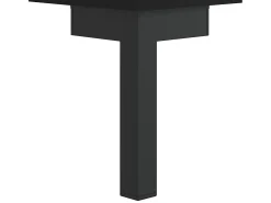 Yusufcan Mueble de TV madera de ingeniería negro 150x36x30 cm